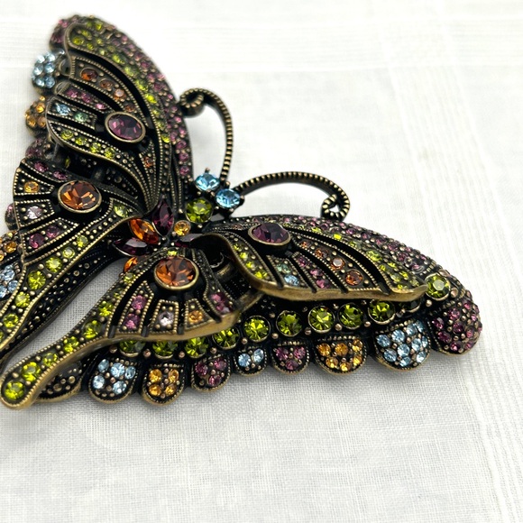 GORGEOUS Vintage Heidi Daus Butterfly Brooch EUC - Picture 2 of 14